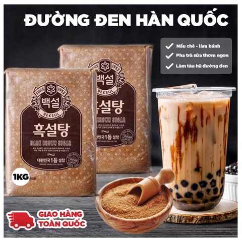 Đường đen hàn quốc Beksul gói 1kg