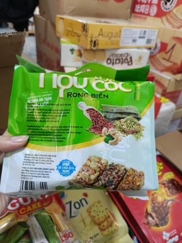 BÁNH NGŨ CỐC RONG BIỂN QH - 220g - CRICKET FOOD | Bánh Kẹo Ăn Vật, Bánh Kẹo Tết 2024 - TOBEE FOOD
