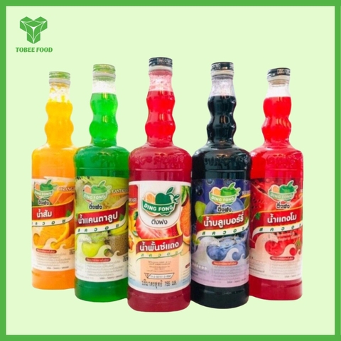 Siro DingFong 750ml I Nguyên Liệu Pha Chế - Tobee Food