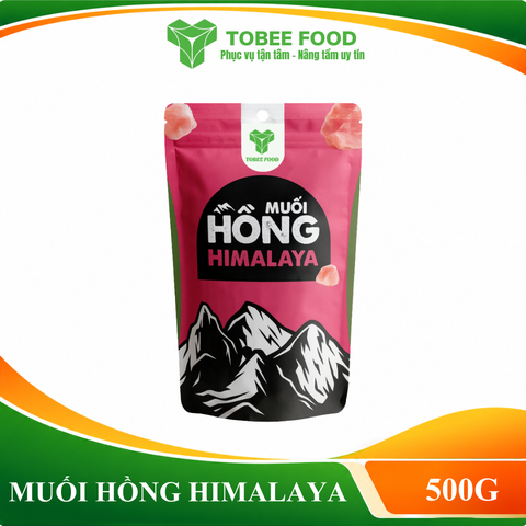 MUỐI HỒNG HIMALAYA 500G I NGUYÊN LIỆU PHA CHẾ - TOBEE FOOD