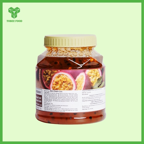 MỨT CHANH DÂY BODUO - 1L - BODUO | Mứt - Sinh Tố làm Trà Sữa - TOBEE FOOD