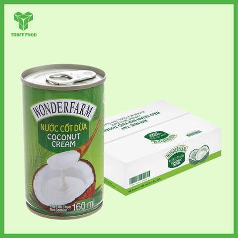 NƯỚC CỐT DỪA WONDERFARM - 160ml | Nguyên liệu pha chế - TOBEE FOOD