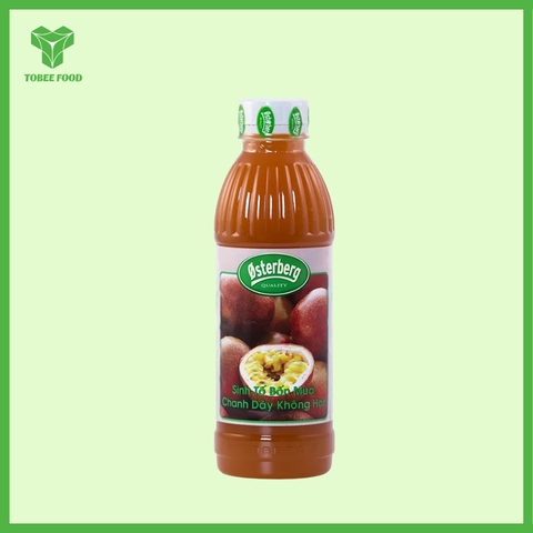 SINH TỐ CHANH DÂY KHÔNG HẠT OSTERBERG - 1L - OSTERBERG | Mứt - Sinh Tố làm Trà Sữa - TOBEE FOOD