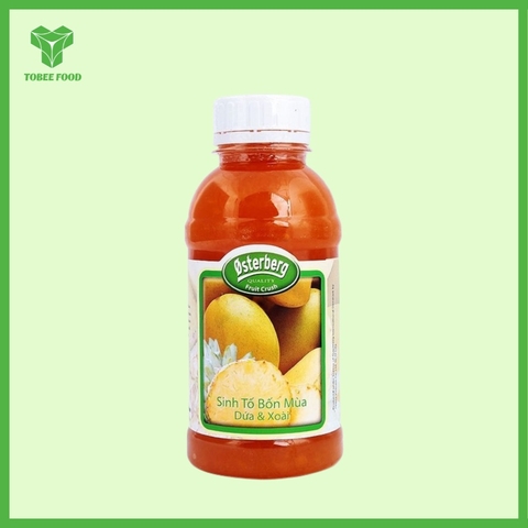 SINH TỐ XOÀI DỨA OSTERBERG - 1kg  - OSTERBERG | Mứt - Sinh Tố làm Trà Sữa - TOBEE FOOD