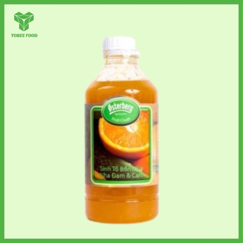 SINH TỐ OSTERBERG CAM & NHA ĐAM - 1L - OSTERBERG | Mứt - Sinh Tố làm Trà Sữa - TOBEE FOOD
