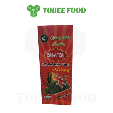 RONG BIỂN KẸP HẠT DINH DƯỠNG BIM*BI VỊ ỚT - 27g  | NGUYÊN LIỆU PHA CHẾ - TOBEE FOOD