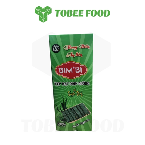 RONG BIỂN KẸP HẠT DINH DƯỠNG BIM*BI VỊ TRUYỀN THỐNG - 27g  | NGUYÊN LIỆU PHA CHẾ - TOBEE FOOD