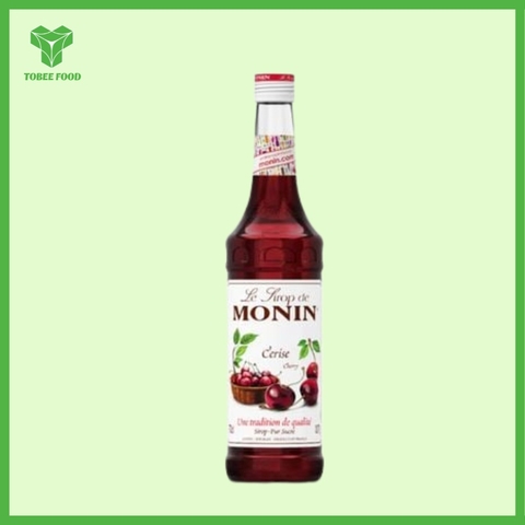 Siro Monin Cherry 700ml I Nguyên Liệu Pha Chế - Tobee Food
