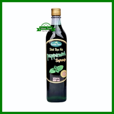 Siro Golden Farm Bạc Hà 520ml