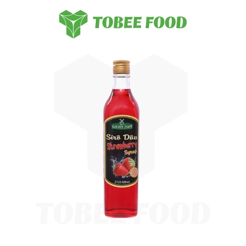 Siro Golden Fram Dâu tây 520ml