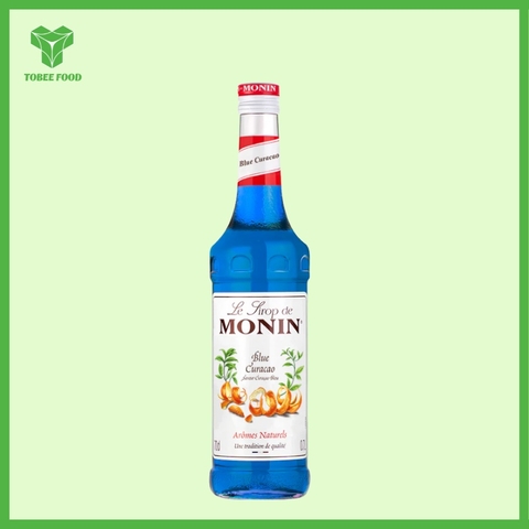 SIRO MONIN BLUE CURACAO - 700ml | Nguyên liệu pha chế- TOBEE FOOD