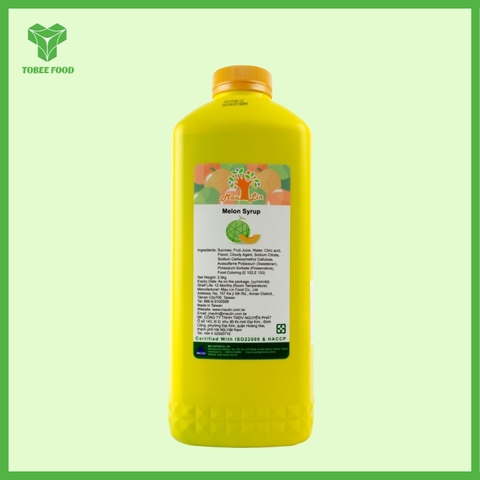 Syrup Maulin Dưa lưới 2.5kg I Nguyên Liệu Pha Chế - Tobee Food