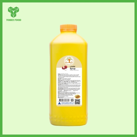 SYRUP MAULIN VẢI - 2,5kg - MAULIN | Nguyên liệu pha chế - TOBEE FOOD