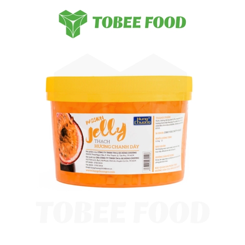 THẠCH CHANH DÂY HÙNG CHƯƠNG - 2,2kg - HÙNG CHƯƠNG | Topping làm Trà Sữa - TOBEE FOOD