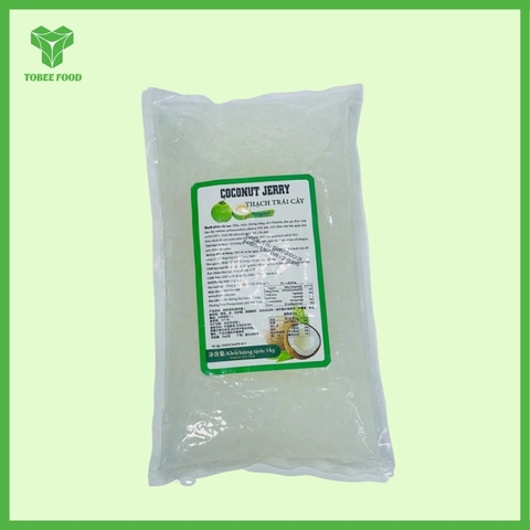 Thạch dừa Nguyên vị Coconut 1kg I Nguyên Liệu Pha Chế - Tobee Food