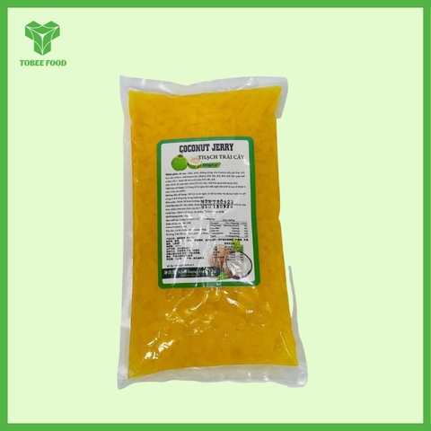 Thạch dừa Đào coconut 1kg I Nguyên Liệu Pha Chế - Tobee Food