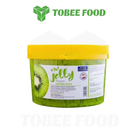 THẠCH KIWI HÙNG CHƯƠNG - 2,2kg - HÙNG CHƯƠNG | Topping làm Trà Sữa - TOBEE FOOD