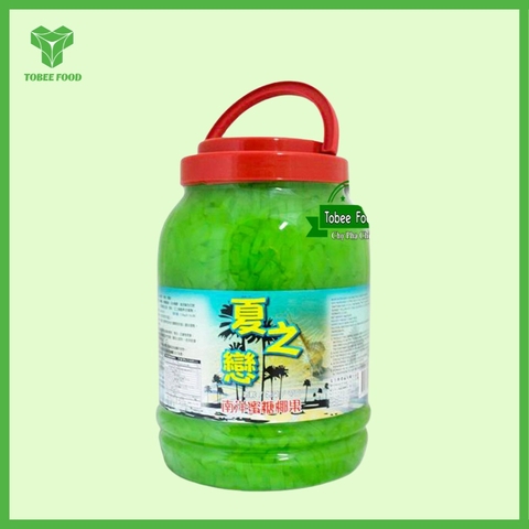 Thạch dừa Kiwi 4kg I Nguyên Liệu Pha Chế - Tobee Food
