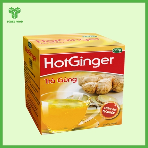 Trà Cozy Gừng Hòa Tan I Nguyên Liệu Pha Chế - Tobee Food