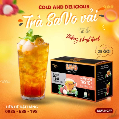 Trà SaVo vải túi lọc