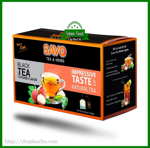 Trà Vải túi lọc SAVO TEA & HERBS