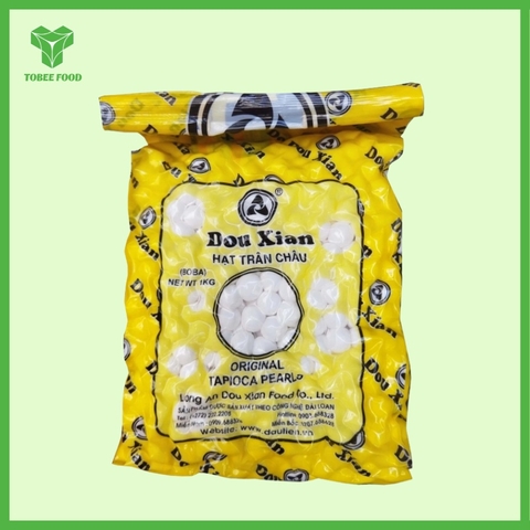 TRÂN CHÂU TRẮNG HÀNG HUY - 1kg - HÀNG HUY | Topping làm Trà Sữa - TOBEE FOOD