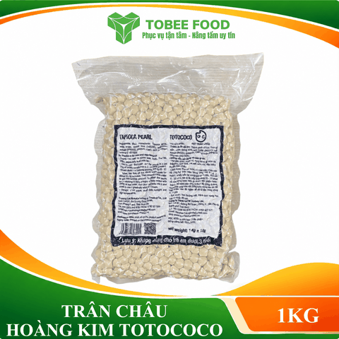 TRÂN CHÂU HOÀNG KIM TOTOCOCO - 1kg  | Topping làm Trà Sữa - TOBEE FOOD