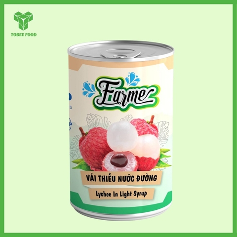 VẢI THIỀU FARMER - 850g - FARMER | Nguyên liệu pha chế - TOBEE FOOD