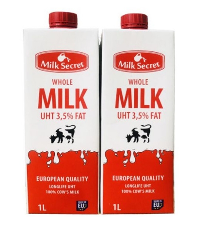 SỮA TƯƠI BA LAN (MỚI) - 1L - MILK SECRET | Nguyên liệu pha chế - TOBEE FOOD