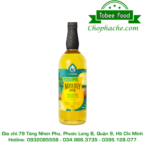 SYRUP DỨA VÀ DỪA POMONA - 1L - POMONA | Nguyên liệu pha chế - TOBEE FOOD