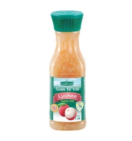 SINH TỐ GOLDEN FARM VẢI - 1L - GOLDEN FARM | Mứt - Sinh Tố làm Trà Sữa - TOBEE FOOD