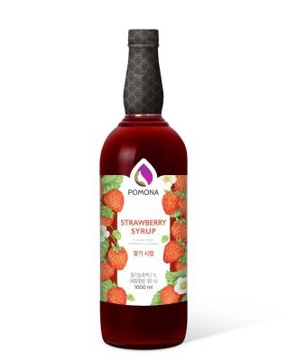 SYRUP DÂU TÂY POMONA - 1L - POMONA | Nguyên liệu pha chế - TOBEE FOOD