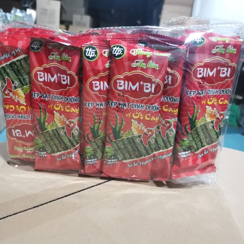 RONG BIỂN KẸP HẠT DINH DƯỠNG BIM*BI VỊ ỚT - 4,5g  | NGUYÊN LIỆU PHA CHẾ - TOBEE FOOD