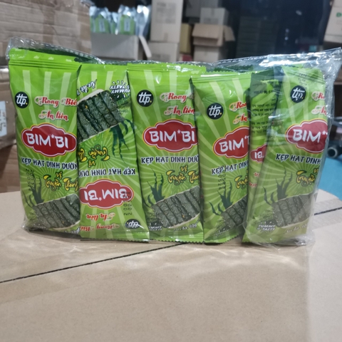 RONG BIỂN KẸP HẠT DINH DƯỠNG BIM*BI VỊ TRUYỀN THỐNG - 27g  | NGUYÊN LIỆU PHA CHẾ - TOBEE FOOD