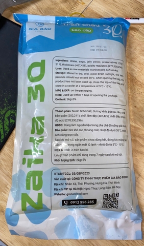 Trân châu 3Q Gia Bảo 2KG | Tobee Food