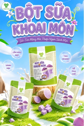 BỘT SỮA KHOAI MÔN - 500G I Nguyên Liệu Pha Chế - Tobee Food