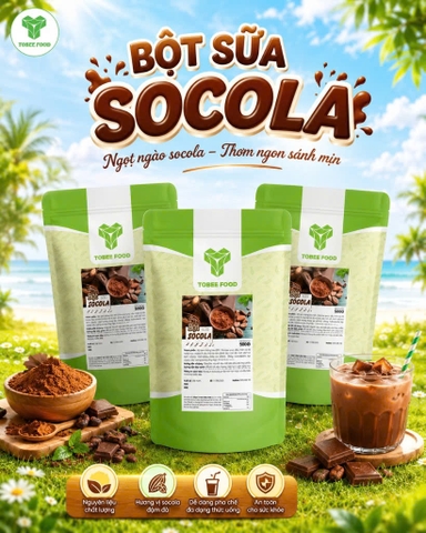 BỘT SỮA SOCOLA TOBEE 500GR