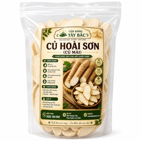 củ hoài sơn khô
