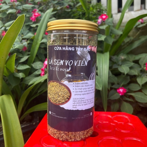 Trà lá sen non vo viên