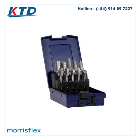 Bộ mũi mài hợp kim MORRISFLEX-AL-10X6MM-6