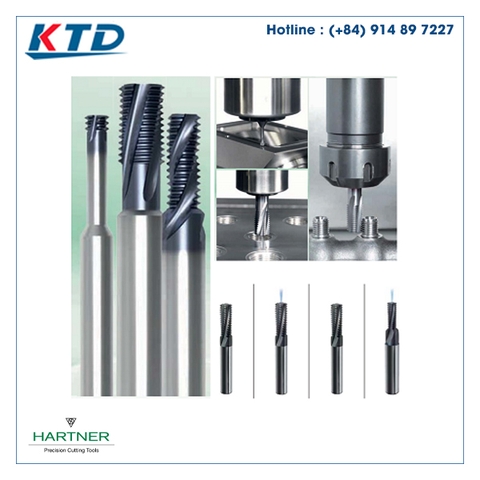 Dap phay ren hợp kim Hartner