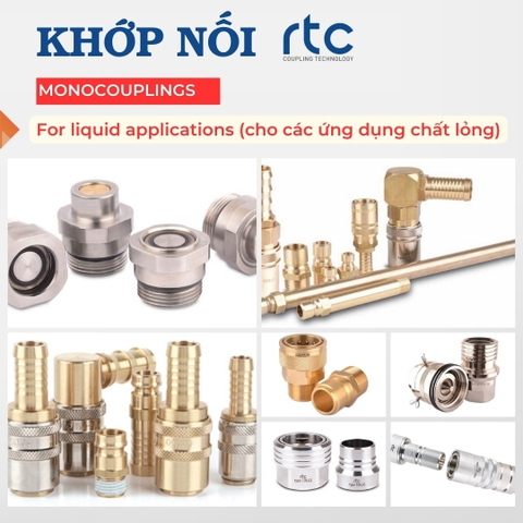 MONOCOUPLINGS - Khớp nối cho ứng dụng chất lỏng