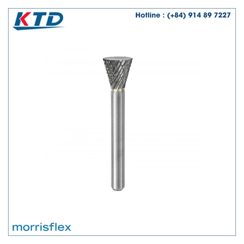 Mũi mài hợp kim hình nón ngược Morrisflex