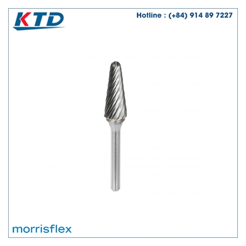 Mũi mài hợp kim hình trụ côn tròn Morrisflex