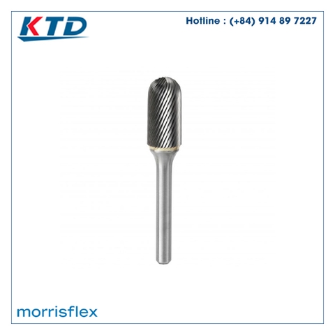 Mũi mài hợp kim hình trụ đầu tròn Morrisflex