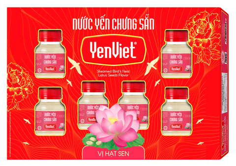 Steamed Bird's Nest- Lotus Seed Flavor [06 Jars/Box]