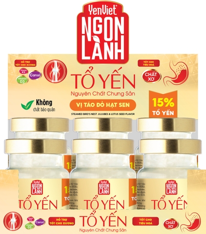 Steamed Bird's Nest 15% - Jujube & Lotus Seed Flavour [06Jars/Tray]