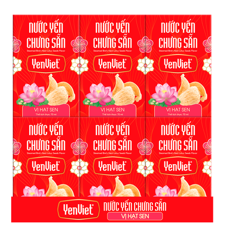 Steamed Bird's Nest- Lotus Seed Flavor [06Jars/Tray]