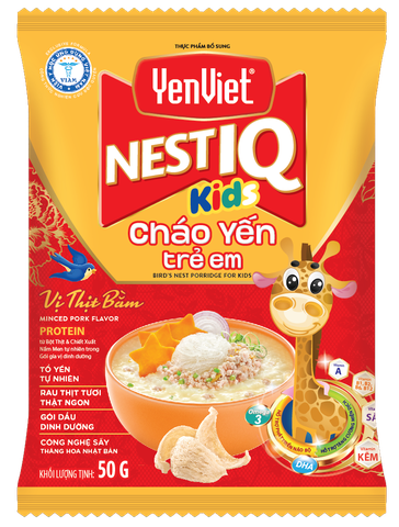 Bird's Nest Porridge YenViet For Kid - YenViet Nest IQ Minced Pork Flavor