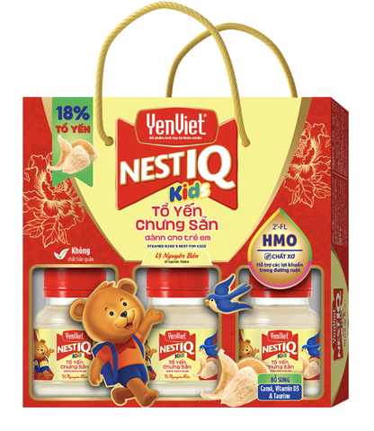 Steamed Bird's Nest 18% for Kid - YenViet Nest IQ  [06 Jars/Box]